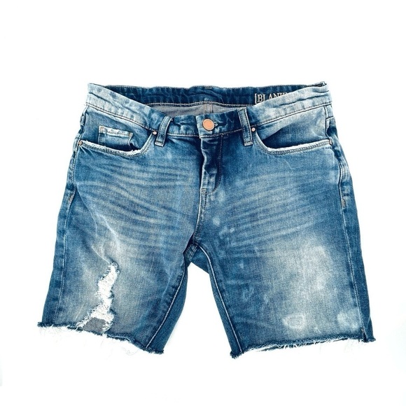 Blank NYC Jean Shorts “Jeepin” Denim Size 26 = 4 nyc Cutoffs Cut Offs New - Picture 1 of 6